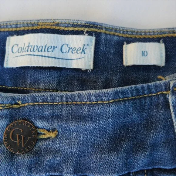 NEW Vintage Y2K Retro Denim Stretch Jeans High Rise Elastic Waist Extenders 10